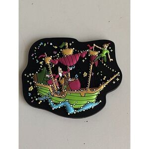 Disneyland Electrical Parade 50th Anniversary Peter Pan Captain Hook Ship Magnet